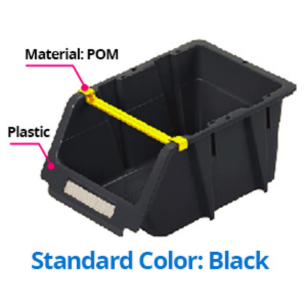 Composite Storage Bin, Black