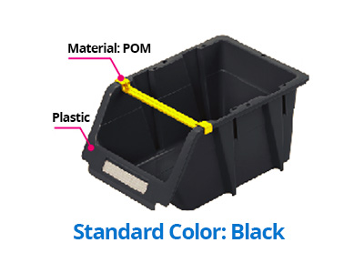 Composite Storage Bin, Black