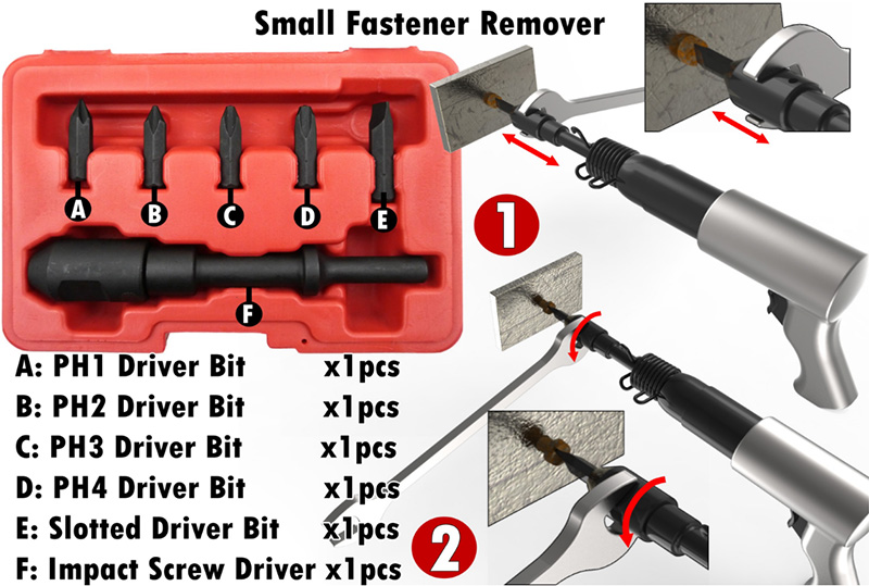 Small Fastener Remover Kit | Eround Car Tools | OEM Automotive Tools Supplier 