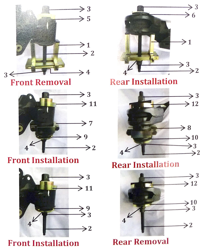 BMW E87 E90 Rear Suspension Bush Remover / Installer | Eround Car Tools