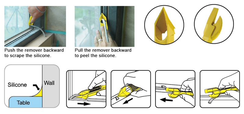 One Hand Silicone Remover | Eround Automotive Tools | Car Repair