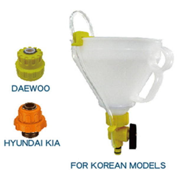 Coolant Filling Set 3pcs for Korean Models | Eround Car Tools | Automotive Tools Supplier, Taiwan
