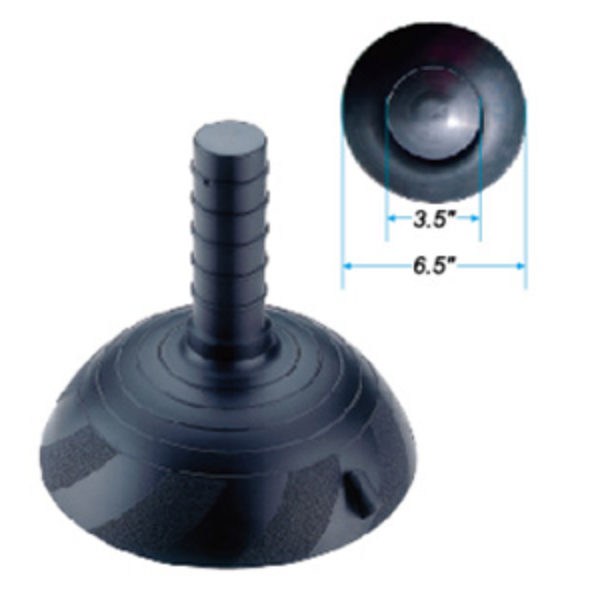 6-1/2" 165mm Spherical Rubber Pad, Single Suction Cup | Eround Car Tools | OEM Automotive Tools Supplier