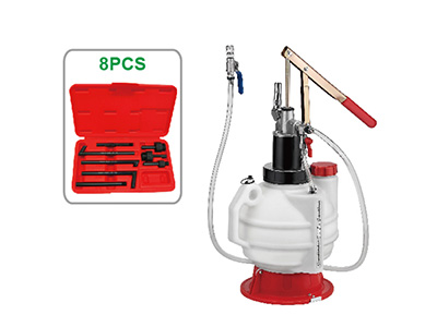 OMT 7.5L Transmission Fluid Pump ATF Filling Tool Kit - 15 Adapters & 3 Hoses Included