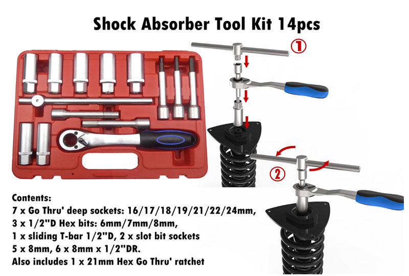 Shock Absorber Tool Kit 14pc