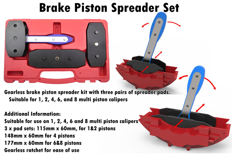 Brake Piston Spreader Set