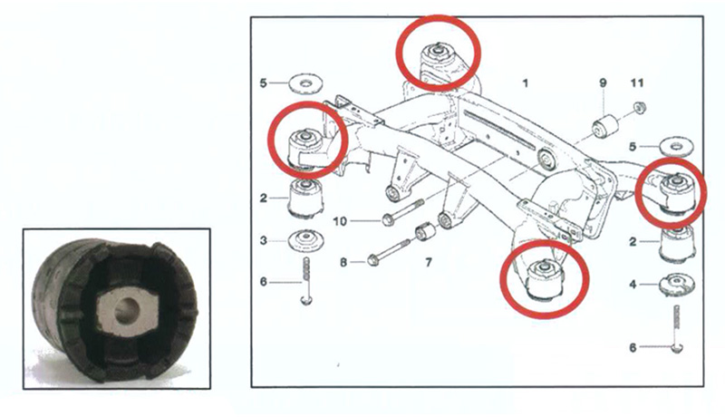 BMW E53 Rear Suspension Bush Remover and Installer