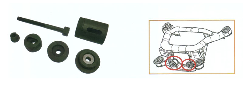 BMW E46 E85 Rear Subframe Differential Bush Installer and Remover